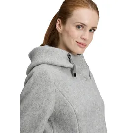 Amber & June Winterjacke mit Kapuze in Hellgrau | Gr.: 40