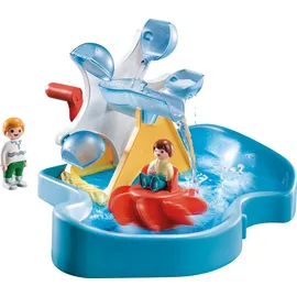 Playmobil 1.2.3 Wasserrad mit Karussell 70268