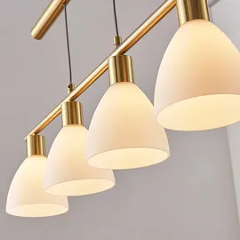 LINDBY Simeon 3-flg. 72,5 cm Glas gold