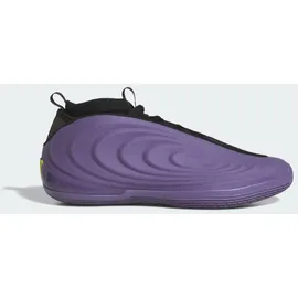 adidas Herren Basketballschuhe Harden Volume 10 Schuh - Tech Purple / Core Black / Lucid Lemon - 40 2/3 in Grau SUPCOL/CBLACK/LUCLEM