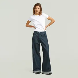 G-Star Roxx Wide Jeans - Dunkelblau - Damen - 26-34