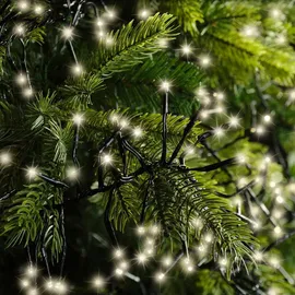 Kaemingk LED-Lichterkette Cluster 14 m schwarz warmweiß