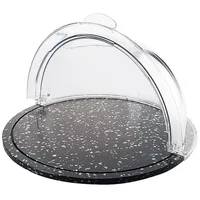 Contacto Käseglocke in Schwarz/Transparent | Gr.: onesize