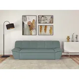 DOMO collection 3-Sitzer DOMO COLLECTION "SPLASH Breite 232 cm, moderne Sitz- und Rückensteppung, komfortabel", grün (mint), B:232cm H:76cm T:96cm, 100% Polyester, Sofas, flache Armlehnen zum Entspannen