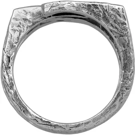haze & glory Ringe - Ring Siegelring - Quadro 925 Silber - Gr. 64 MM - in Silber - für Damen