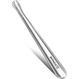 ZOMAKE Schuhlöffel Lang 42cm Schuhanzieher Lang Metall,Langer Schulöffel Edelstahl Stabil(1er Silber B) - 42