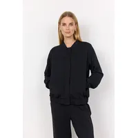 Soyaconcept Cardigan "SC-BANU 225", Damen, Gr. S, schwarz, Web, Obermaterial: 48% Modal, 48% Polyester, 4% Elasthan, unifarben, regular fit normal, Rundhals, Strickjacken