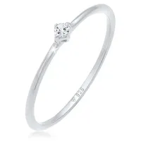ELLI PREMIUM Elli Ring 925 Sterling Silber Verlobungsring in Silber | Gr.: 58
