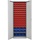 ADB Stahlschrank 40833 lichtgrau 71,0 x 30,0 x 195,0 cm, aufgebaut