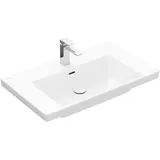 Villeroy & Boch Subway 3.0 Schrankwaschtisch 800 x 470 mm, 1 Hahnloch, mit Überlauf, Weiß Alpin Ceramicplus
