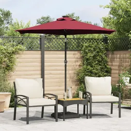 vidaXL Balkonschirm 225 x 225 cm Weinrot