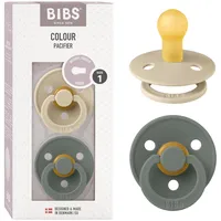 Bibs Schnuller 2er-Pack, BPA-frei, Kirschform Nippel. Naturkautschuk/Latex, Hergestellt in