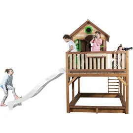 Axi Spielhaus Liam 377 x 255 cm Braun/Grün