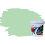 RyFo Colors Fassadenfarbe Silikonharz Fassadenfarbe Pastellgrün 1l, 1 L ca. 6 m2, Wasserabweisend, diffusionsfähig, schützt vor Schmutz, Algen, Pilzen grün