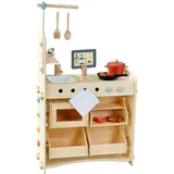 HABA Creative Play 3in1 - Spielküche, Kaufladen & Werkstatt (2011830001)