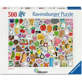 Ravensburger Erwachsenenpuzzle 500 Teile - Niedliches Kawaii Chaos