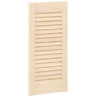 vidaXL Schranktür Lamellen-Design 61,5x29,5 cm Massivholz Kiefer vidaXL