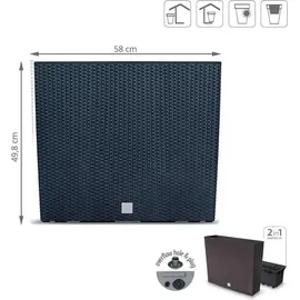 Prosperplast Rato Case Tower 18 x 58 x 49,8 cm Anthrazit