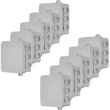REV Ritter Abzweigkasten Aufputz 85 mm x 85 mm Grau IP54 10 Stück
