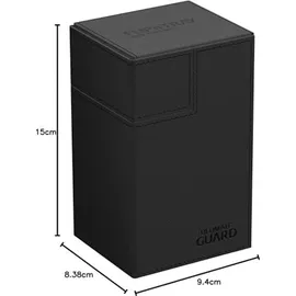 Ultimate Guard Flip`n`Tray 80+ XenoSkin Monocolor Schwarz