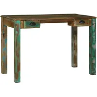 VidaXL Schreibtisch 112x55x76 cm Massivholz Wiederverwertet