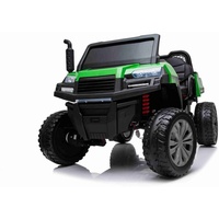 Farm Elektroauto Kinder RIDER 4X4 mit Vierradantrieb, 2x12V Batterie, EVA-Räder, Federachsen, 2,4 GHz Fernbedienung, Zweisitzer, MP3-Player mit US...