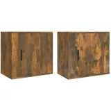 vidaXL Hängenachtschrank 2 Stk. 50 x 30 x 47 cm Braun