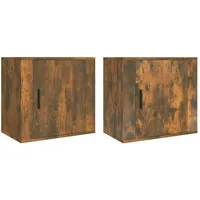 vidaXL Hängenachtschrank 2 Stk. 50 x 30 x 47 cm Braun
