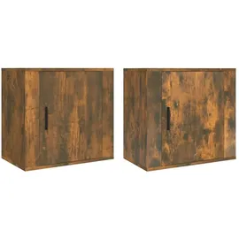 vidaXL Hängenachtschrank 2 Stk. 50 x 30 x 47 cm Braun