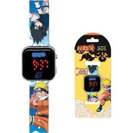 Kids Licensing Naruto LED-Uhr 0 mm Gehäuse Blau Riemen Blau