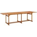 vidaXL Garten-Esstisch 280 x 90 x 75 cm Braun