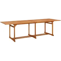 vidaXL Garten-Esstisch 280 x 90 x 75 cm Braun