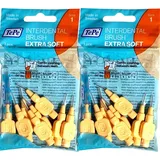 2x TePe Originial Interdentalbürsten 0,45mm hellorange X Soft Zahnzwischenraumbü