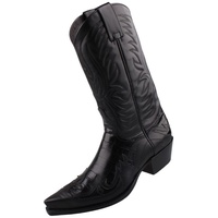 Sendra Boots 3241 Herren Cowboy-Stiefel Schwarz