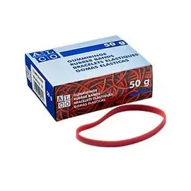 Alco Gummibänder 100 x 5 mm rot