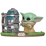 Funko Pop! Deluxe: Star Wars: The Mandalorian - Grogu (The Child, Baby Yoda) mit Canister - Vinyl-Sammelfigur - Geschenkidee - Offizielle Handelswaren - Spielzeug Für Kinder und Erwachsene - TV Fans