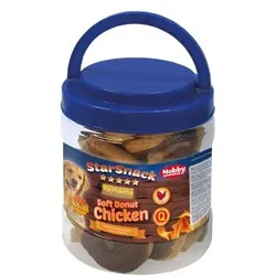 Hunde - Snacks NOBBY StarSnack Barbecue Soft Donut Chicken Dose ca. 454 g, 5-6 cm