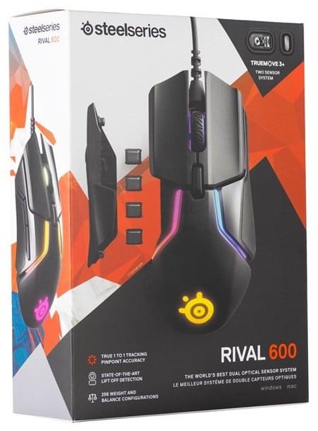Rival 600 - Gaming Maus (Schwarz mit RGB)