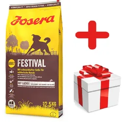 JOSERA Festival 12,5 kg + Überraschung für den Hund