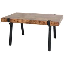 Mendler HWC-L54 150 x 75 x 90 cm dunkle Wildeiche