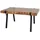 Mendler HWC-L54 150 x 75 x 90 cm dunkle Wildeiche