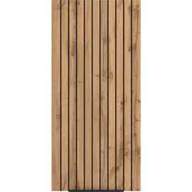 WELLTIME Hängeschrank WELLTIME, braun (wotaneiche), B:30cm H:64cm T:20cm, Holzwerkstoff, Schränke, Hängeschrank, Welltime, Breite 30 cm, reversibel, 1-türig