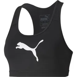 PUMA Equipment - Sport-BHs 4Keeps Sport-BH Damen, Schwarz/Weiß, XS