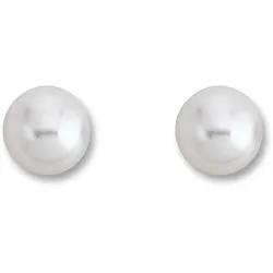 Paar Ohrhänger ONE ELEMENT "Ohrringe Ohrstecker aus 585 Gelbgold", gold, Ohrringe, Damen, Damen, Gelbgold 585-Gold-Perlen, Gelbgold 585, Gold, Perlen, perfekt als Geschenk zum Jahrestag oder Geburtstag