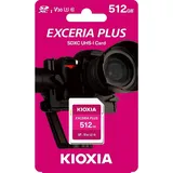 KIOXIA Exceria Plus MicroSDXC 512GB UHS-I V30 Clase 10 + Adaptador SD