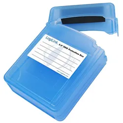 LogiLink Festplatten Schutz-Box für 2x 2,5" HDDs