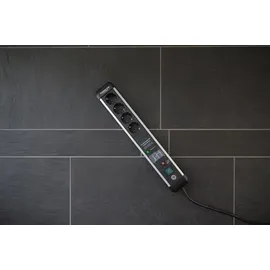 Brennenstuhl Steckdosenleiste 3 m Schwarz 4 St.