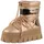 VAN HILL Damen Winter Boots Keilabsatz Metallic Bequem Schuhe 217516 Rose Gold 39 - 39 EU