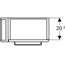 Geberit Waschtischunterschrank 44,8 x 60,4 x 22,2 cm Grau