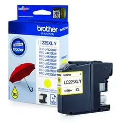BROTHER Inkjetpatrone yellow HY LC225XLY